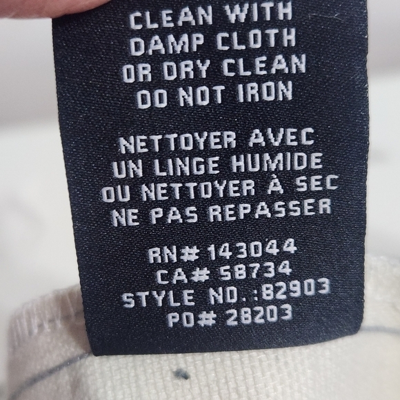 7 For All Mankind Silver Metallic Faux Leather Pants - Picture 12 of 13